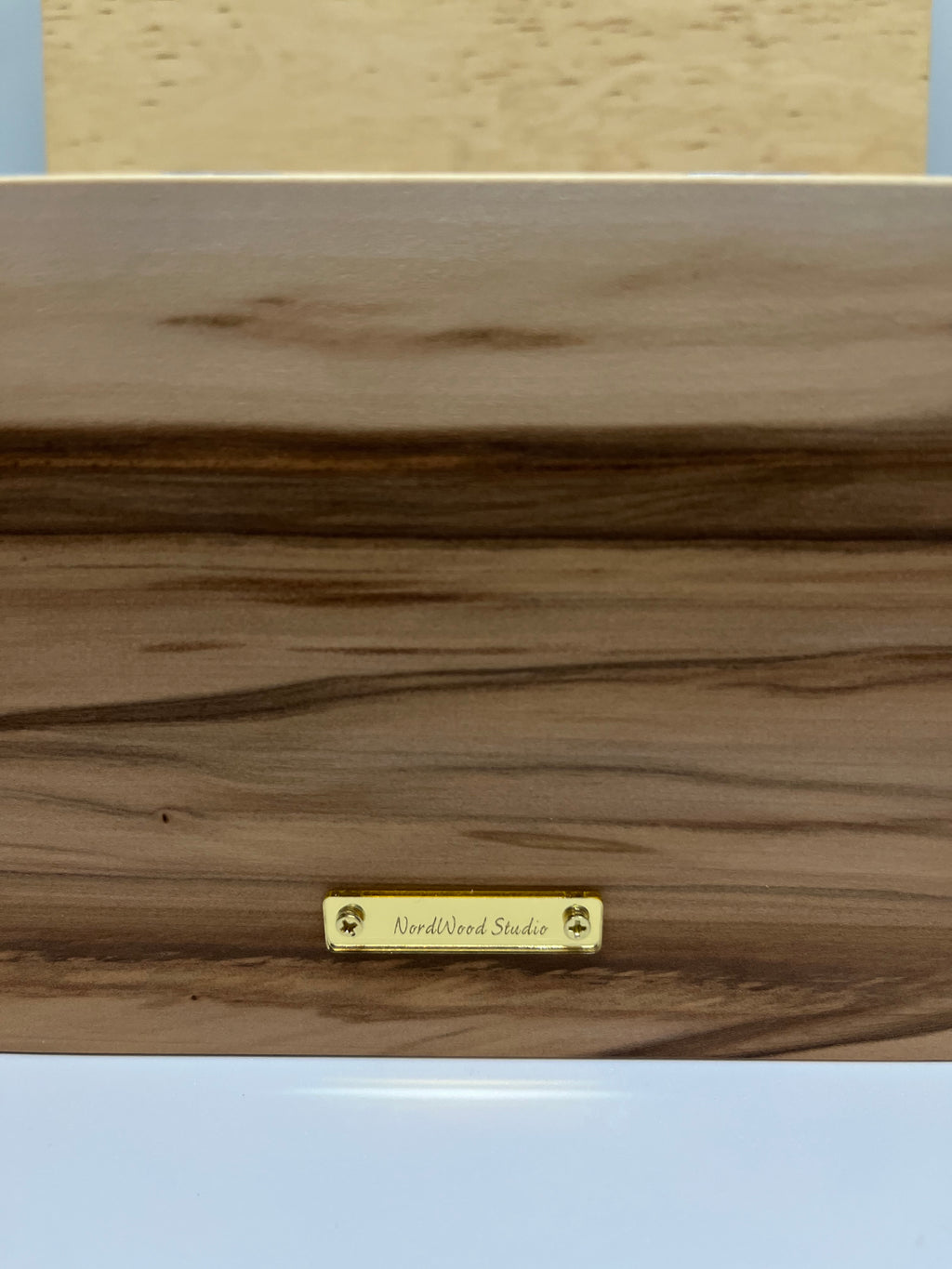 Handcrafted Keepsake Box with Ornate Wood Carvings