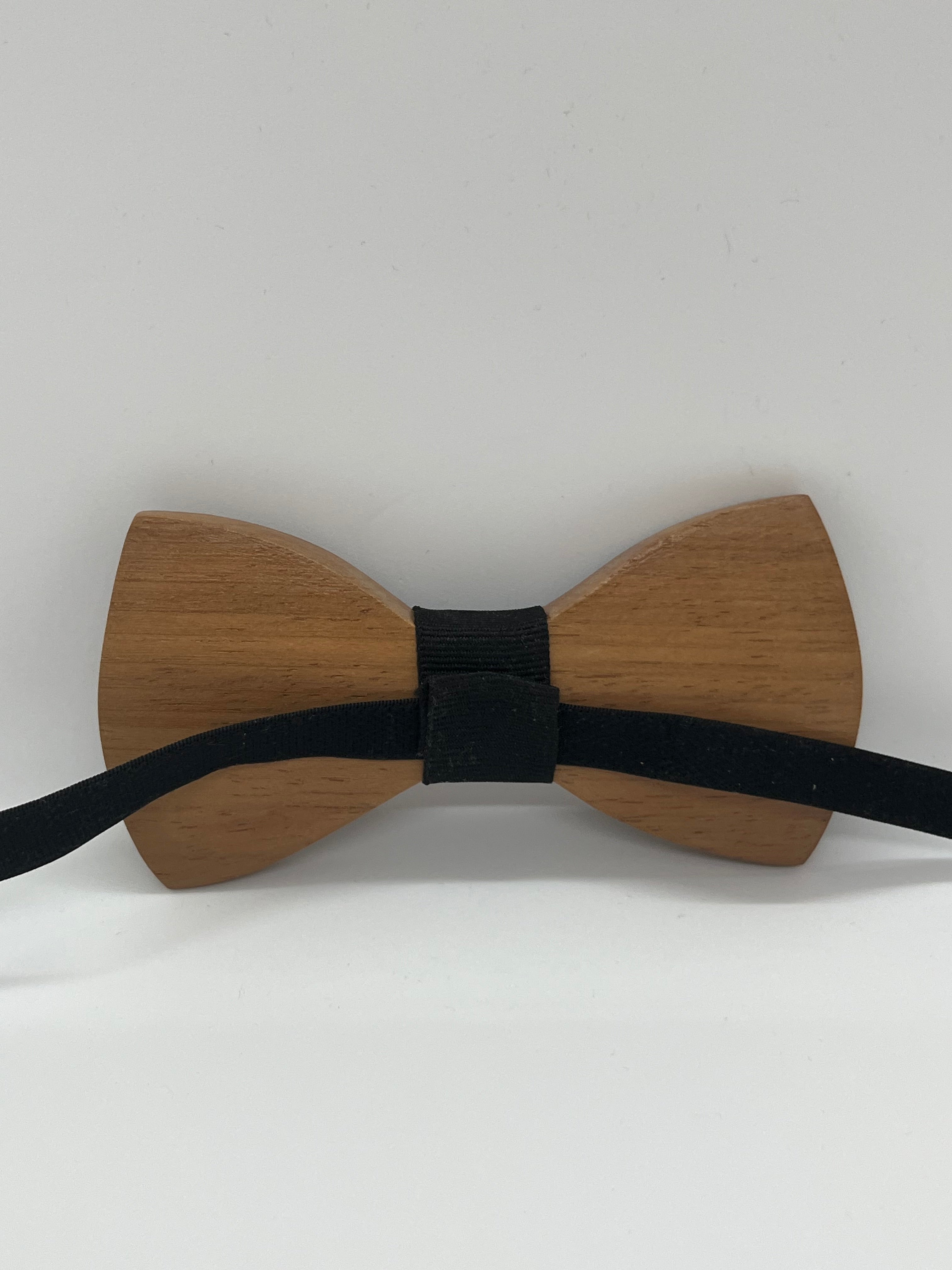 Handcrafted Mahogany Wood Bow Tie