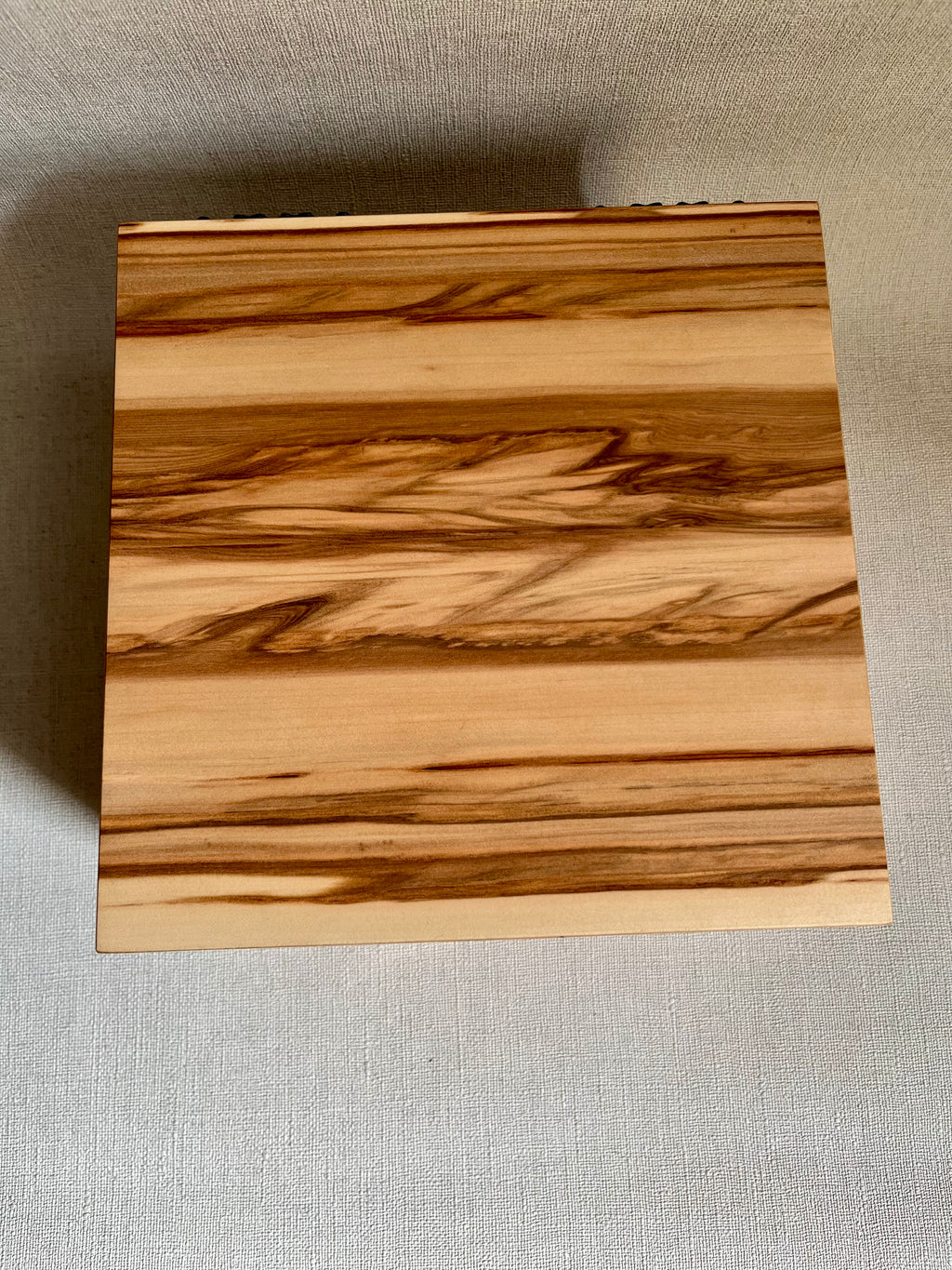 Satin Walnut Veneer Jewelry Box