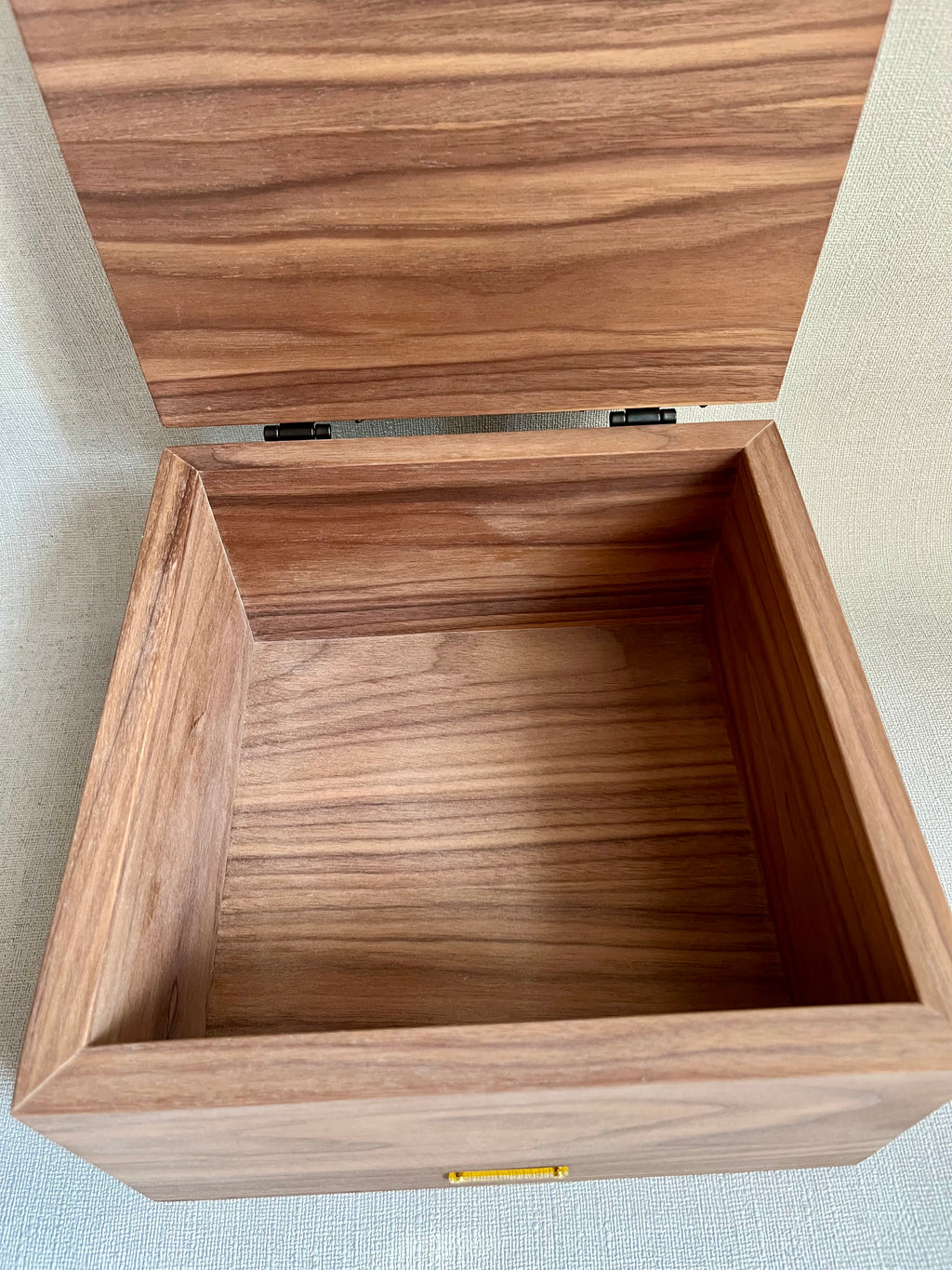 Walnut Veneer Jewelry Box